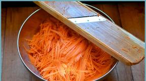 Korean carrots: cooking at home