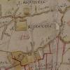 Oryoli piirkonna detailne kaart külade, linnade, linnade ja rajoonidega Schuberti Oryoli provintsi kaart 1850