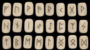 Runic workshop.  Runes made of wood.  Rune blanks.  Creating runes with your own hands How to make runes from wood yourself