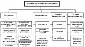 Types of regulatory legal acts of the Russian Federation