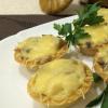 Julienne in tartlets: a step by step recipe with a photo