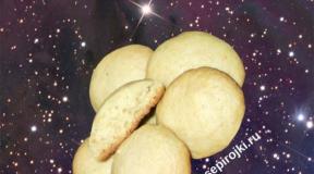 Brine biscuits - a delicious dessert made from handy products