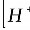 Hydrogen index (pH factor)