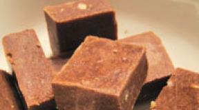 Čokoladna sladica: recept s fotografijo Indijska sladica čokoladna sladica