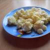 Cauliflower with eggs in a frying pan: Recipes of cooking dishes stewed cabbage with meat minced meat