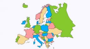 What separates Europe.  Divided Europe.  States and territories maintaining close political and cultural ties with Europe